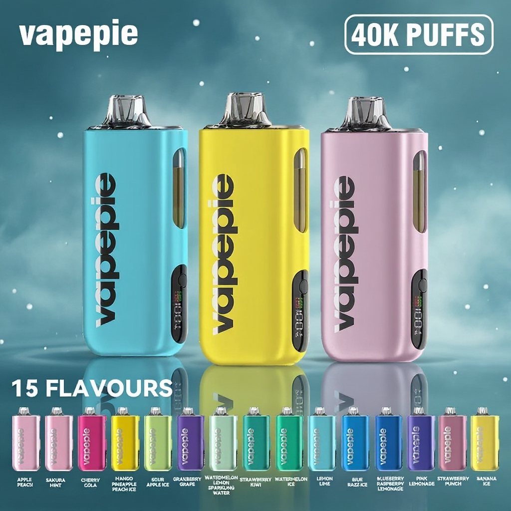 🏆VAPEPIE MAX 40.000 – Der weltweit erste Smart-Vape mit 25ml Sichtfenster
