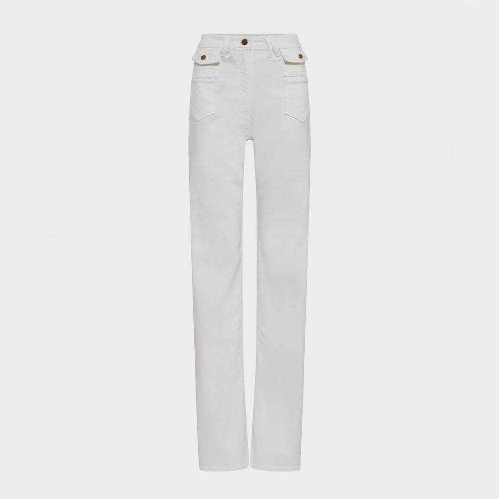 Gerard Darel - Jean flare Anna - Optic White
