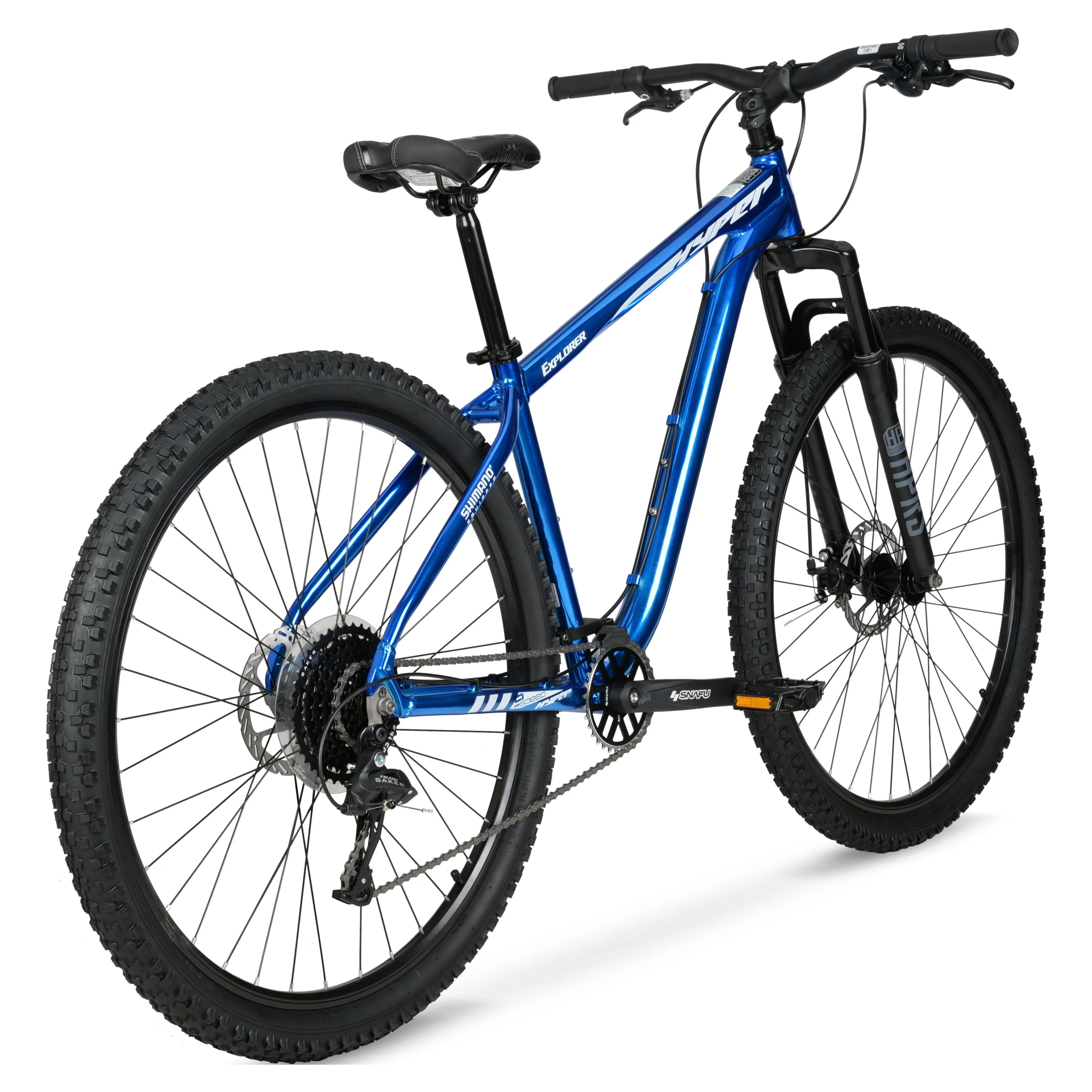 Hyper Bicycle Men's 29" Explorer Mountain Bike, Hard Tail, Blue - Image 14