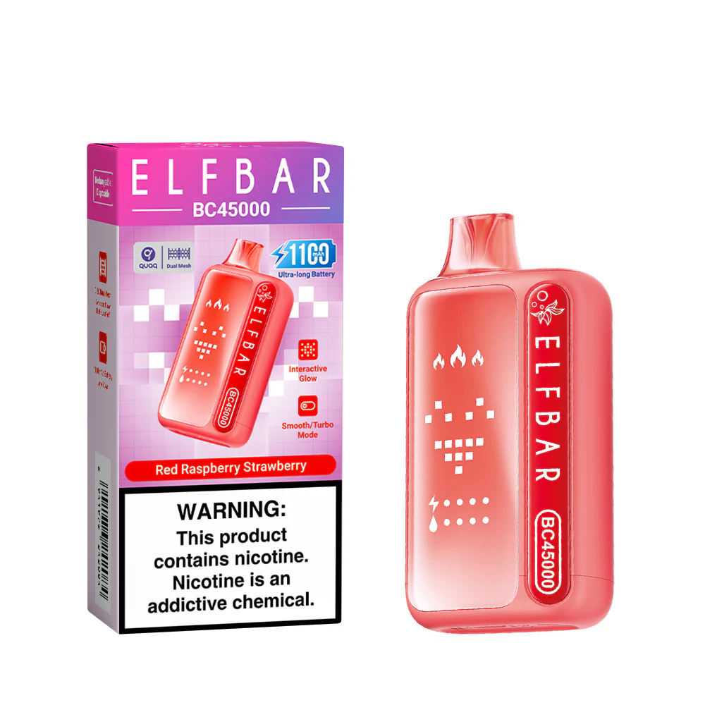 ELFBAR BC45000 ladattava kertakäyttöinen sähkötupakka (kaikki maut)