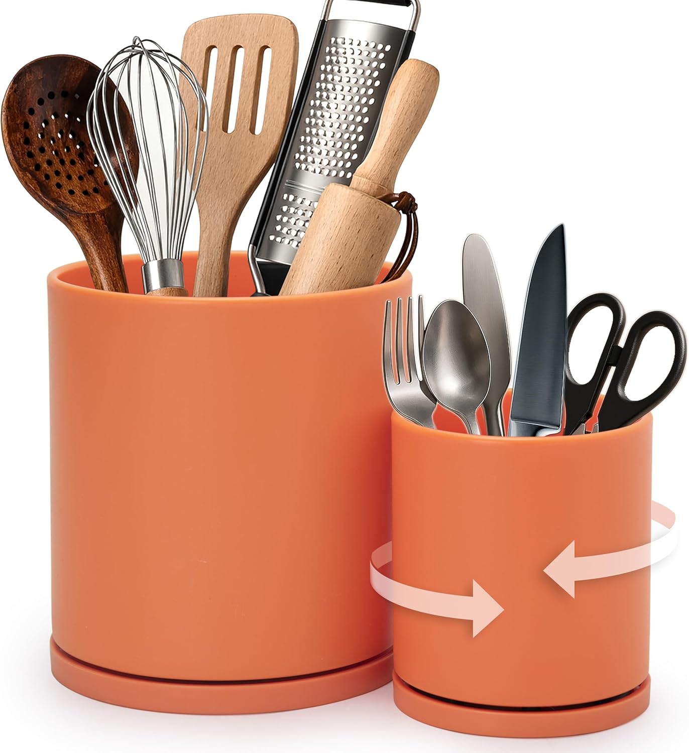 D'vine Dev 360° Rotating Utensil Holder Set – 7.2