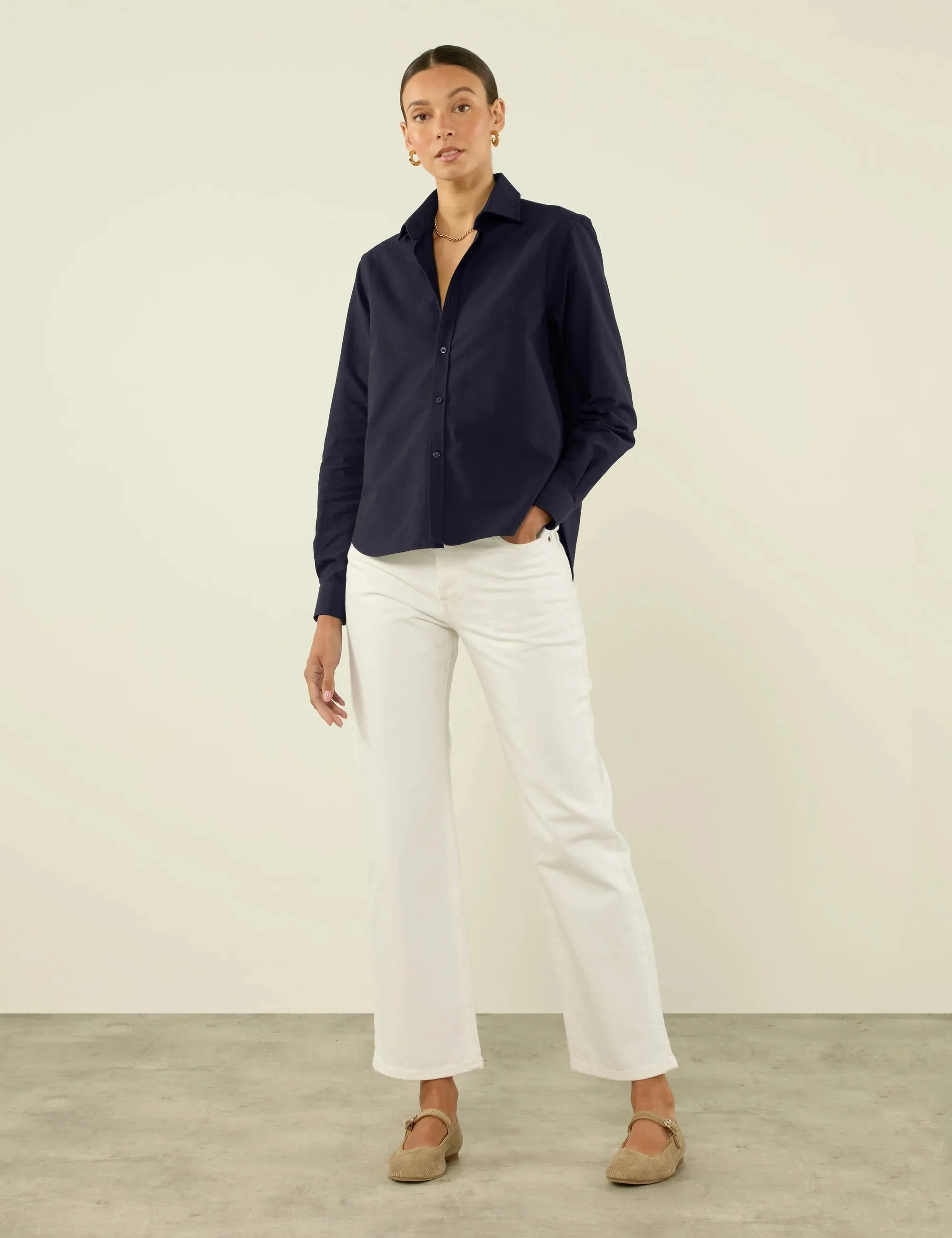 The Classic: Oxford, Navy Blue