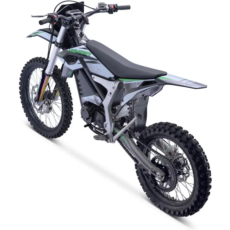 MotoTec Electric Dirt Bike 72V 12,000W White - Venom - Image 5 MotoTec Electric Dirt Bike 72V 12,000W White - Venom - Image 5