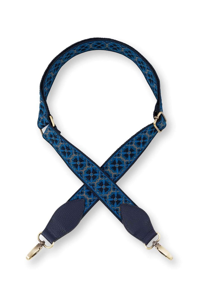 Bag Strap Flower Blue