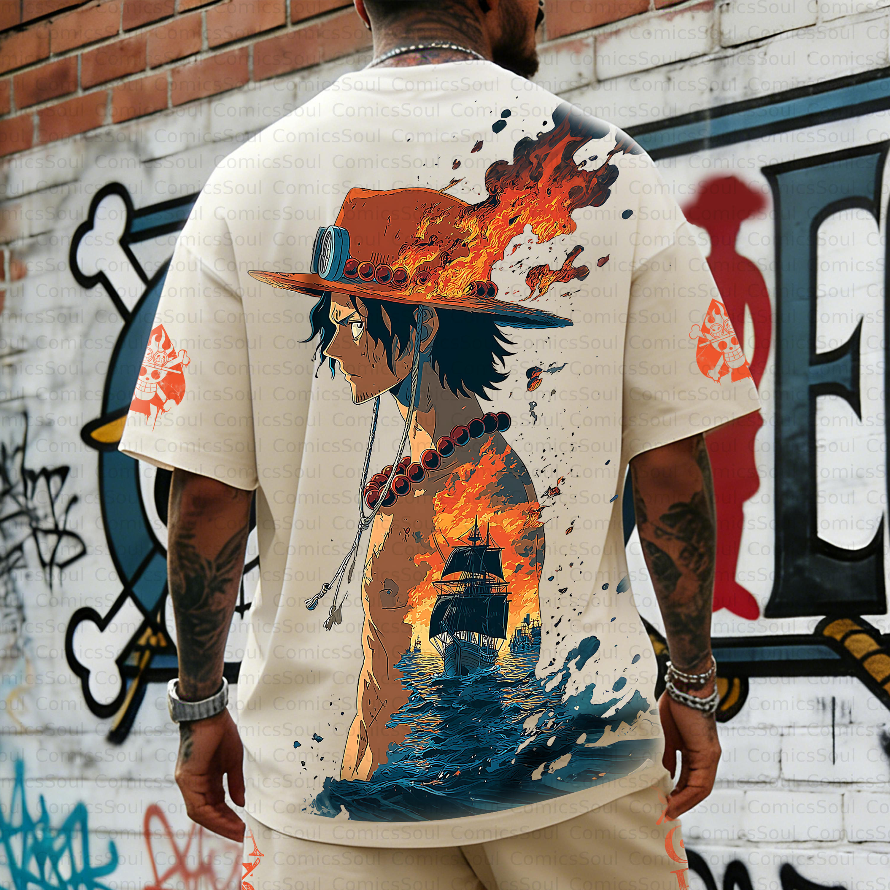Unisex Anime Inspired Vintage T-Shirt