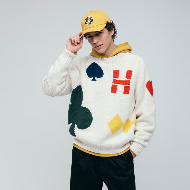 HUMAN MADE LOWGAUGE KNIT SWEATER