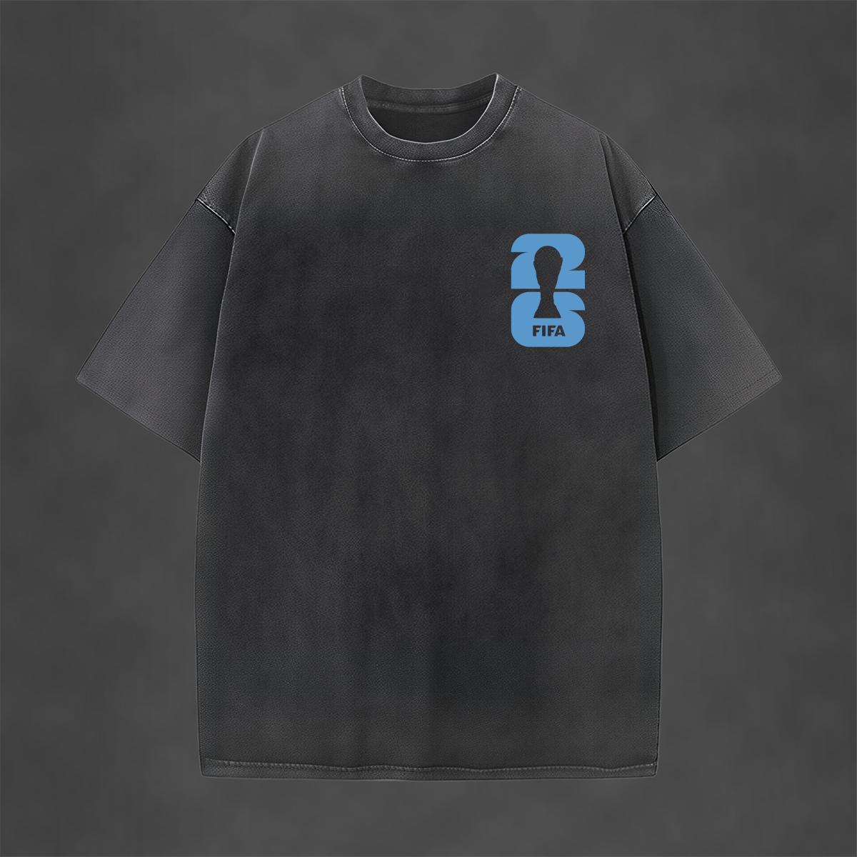 Sky Tango Horizon Printed Unisex Washed T-Shirt