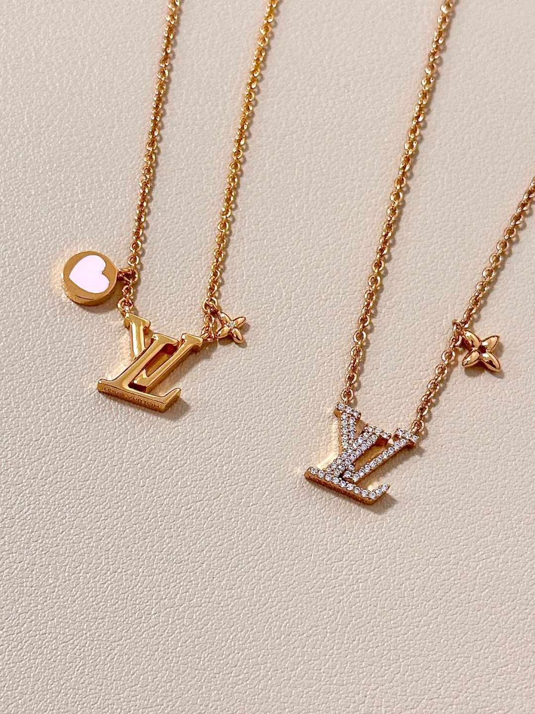 Louis Vuitton LV Letter Pendant Necklaces - Original Replica Club