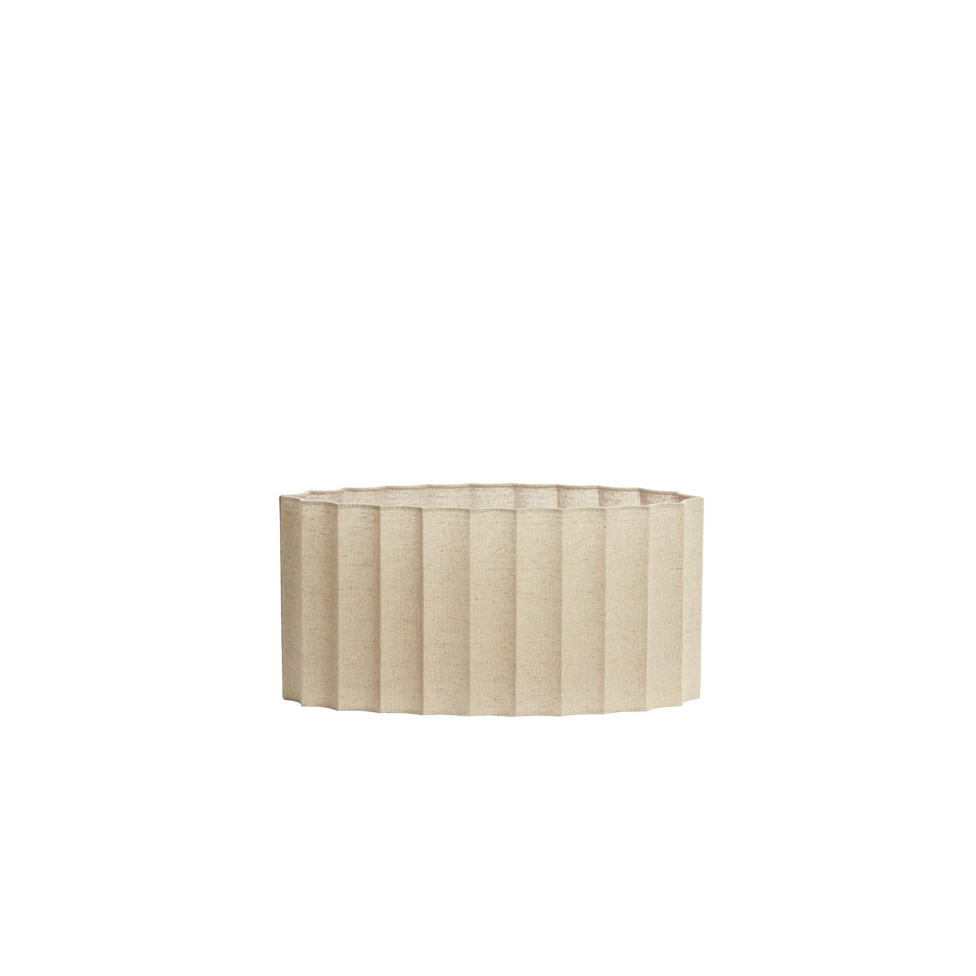 Light & Living Lampenkap ovaal Disli - Crème - 45x21x22cm