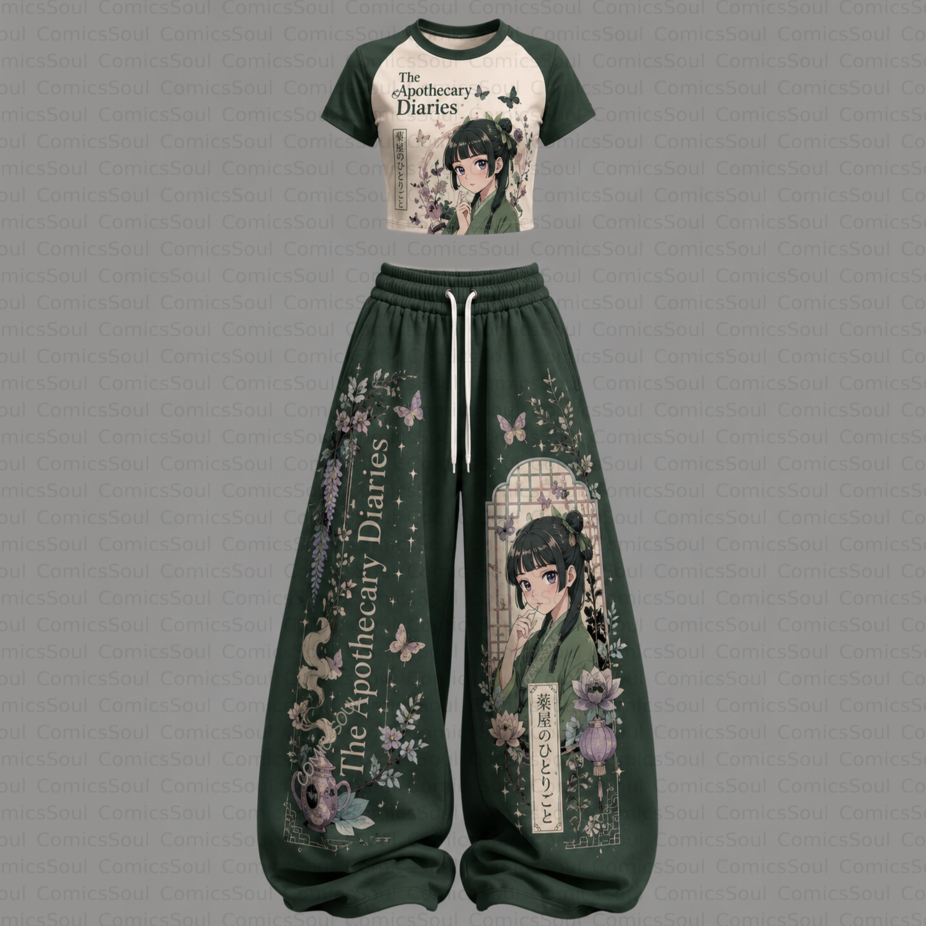 The Apothecary Diaries T-Shirt & Elasticated Trousers Two-Piece Set