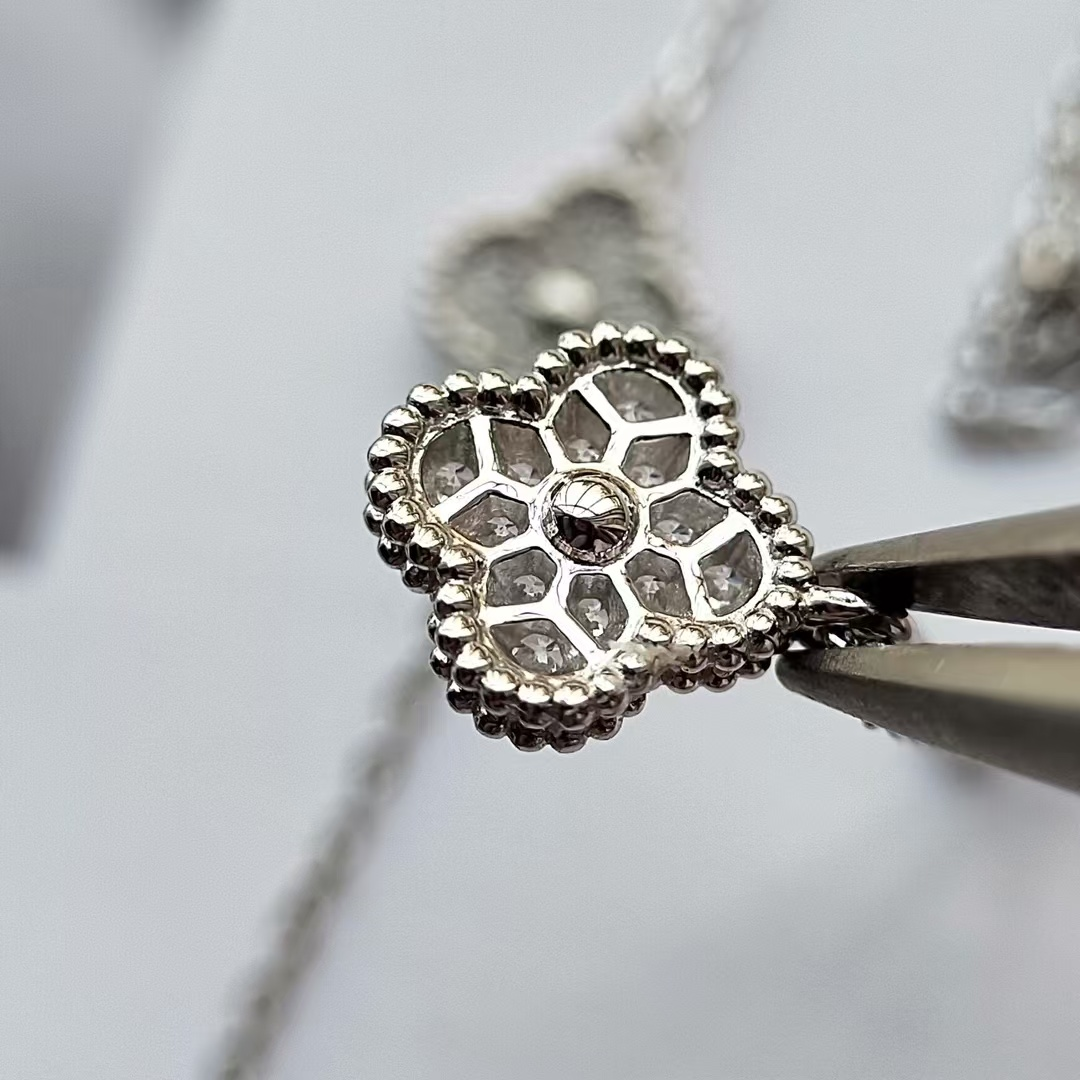 VCA Diamond Sweet Alhambra Bracelet 6 Motifs - Original Replica Club