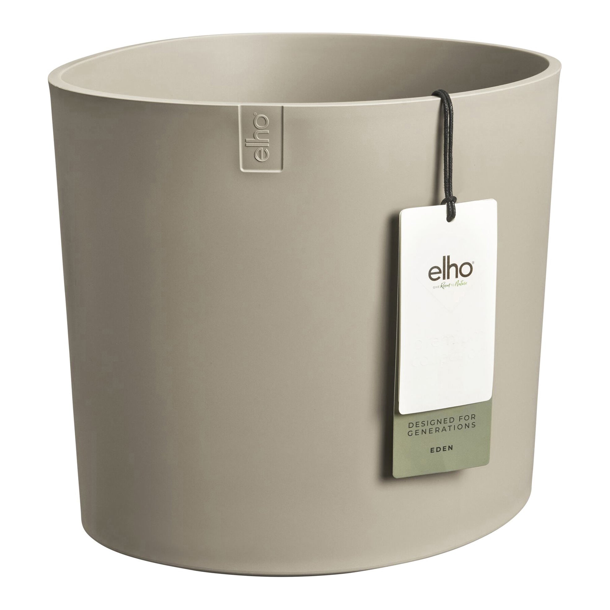 Elho Eden 30 - Zacht taupe - L 31 x B x H 28 cm - Binnen en Buiten - 1