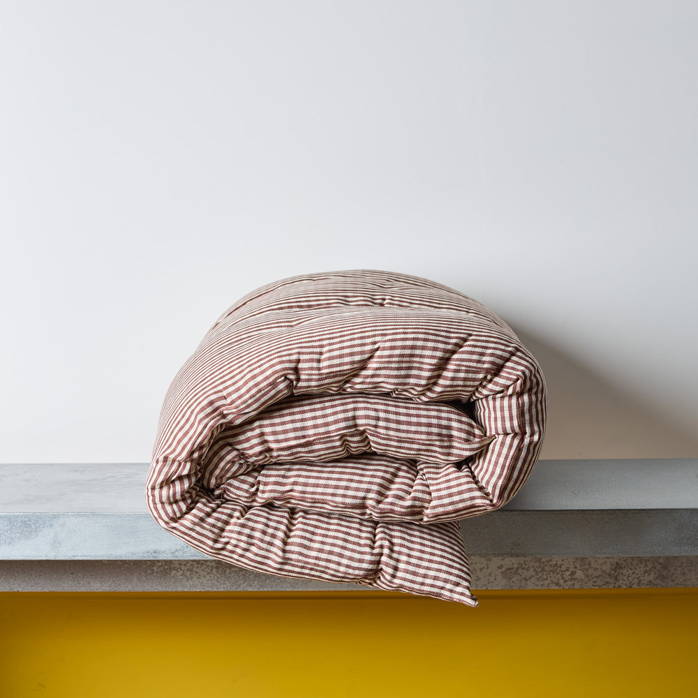 Sur-matelas - Marron Rayures