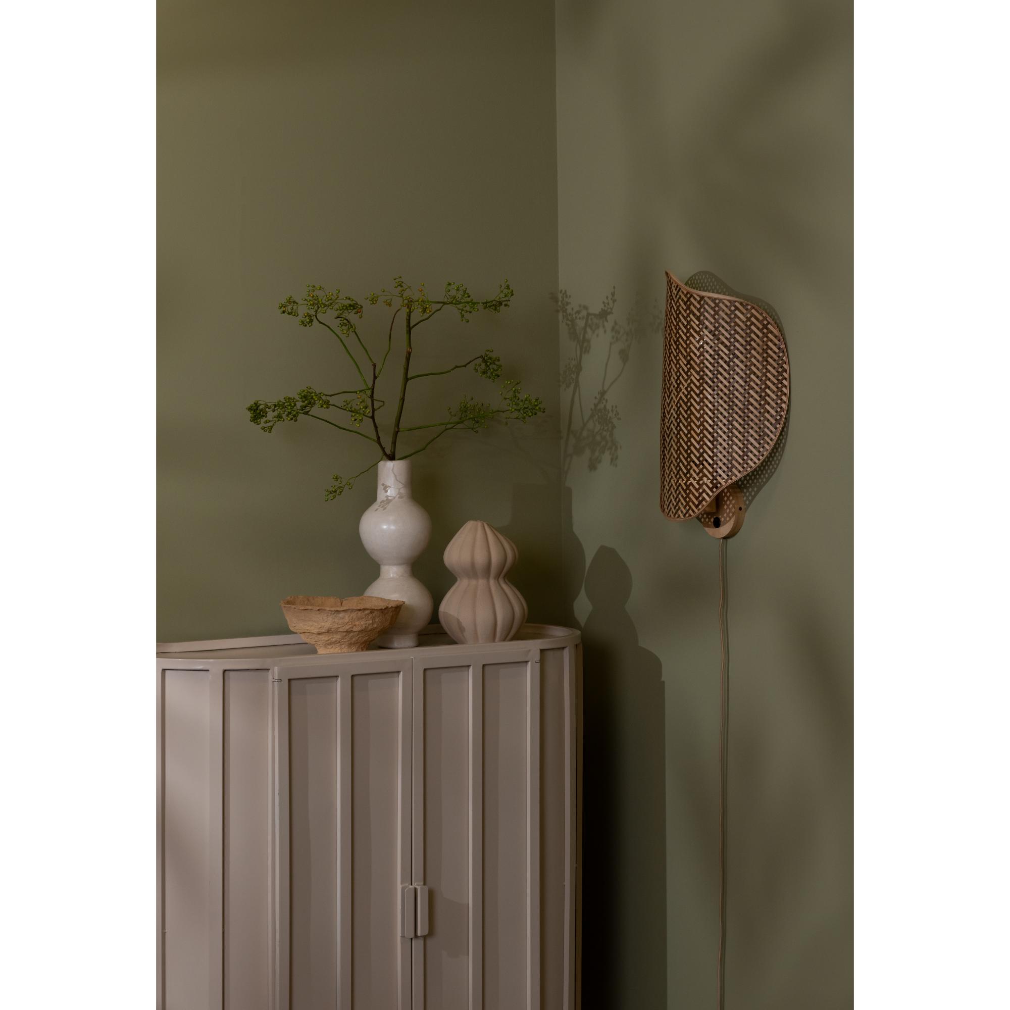 GOOD&MOJO Wandlamp Kinabalu - Naturel - 50x40x50cm