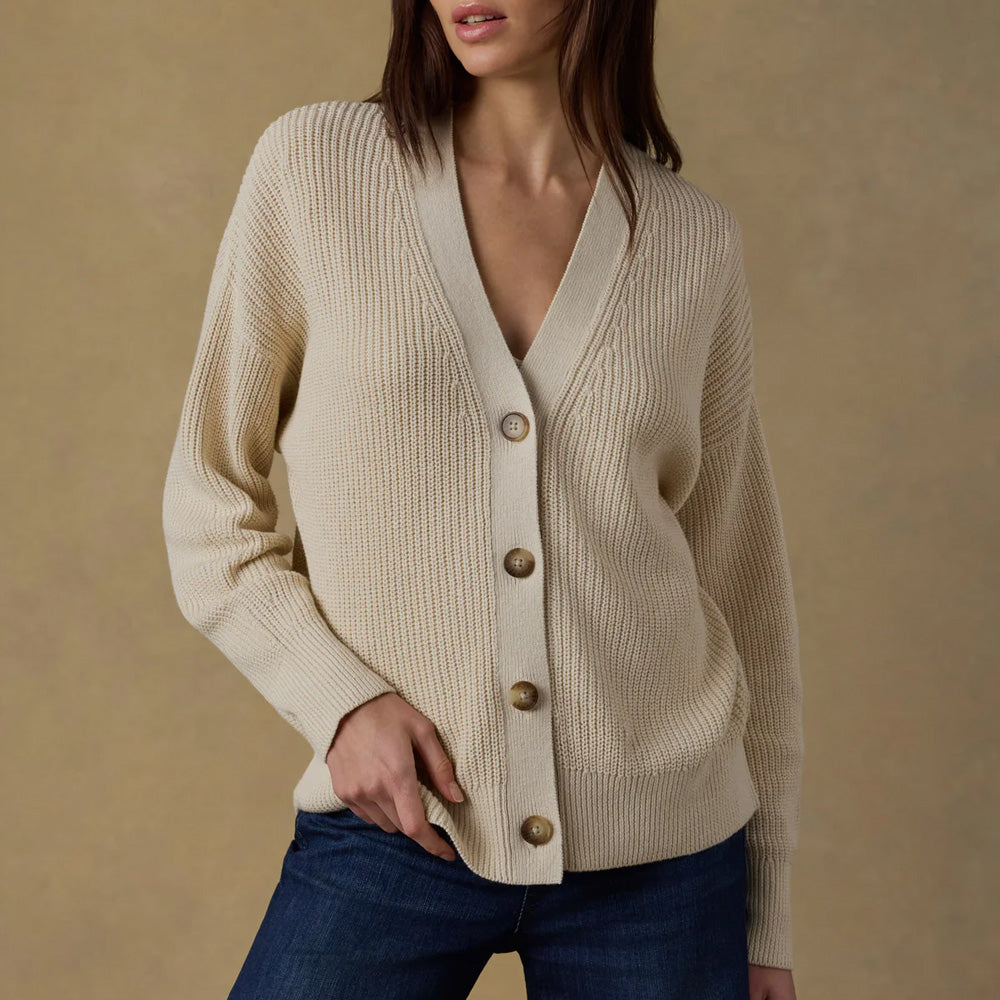 Faherty - Gilet Miramar en lin - Sable