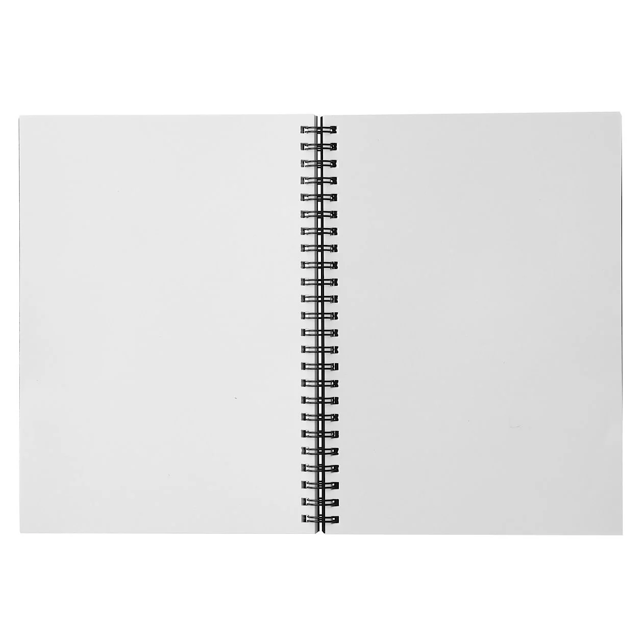 Plain Wirebound Notebook - A5 - Black