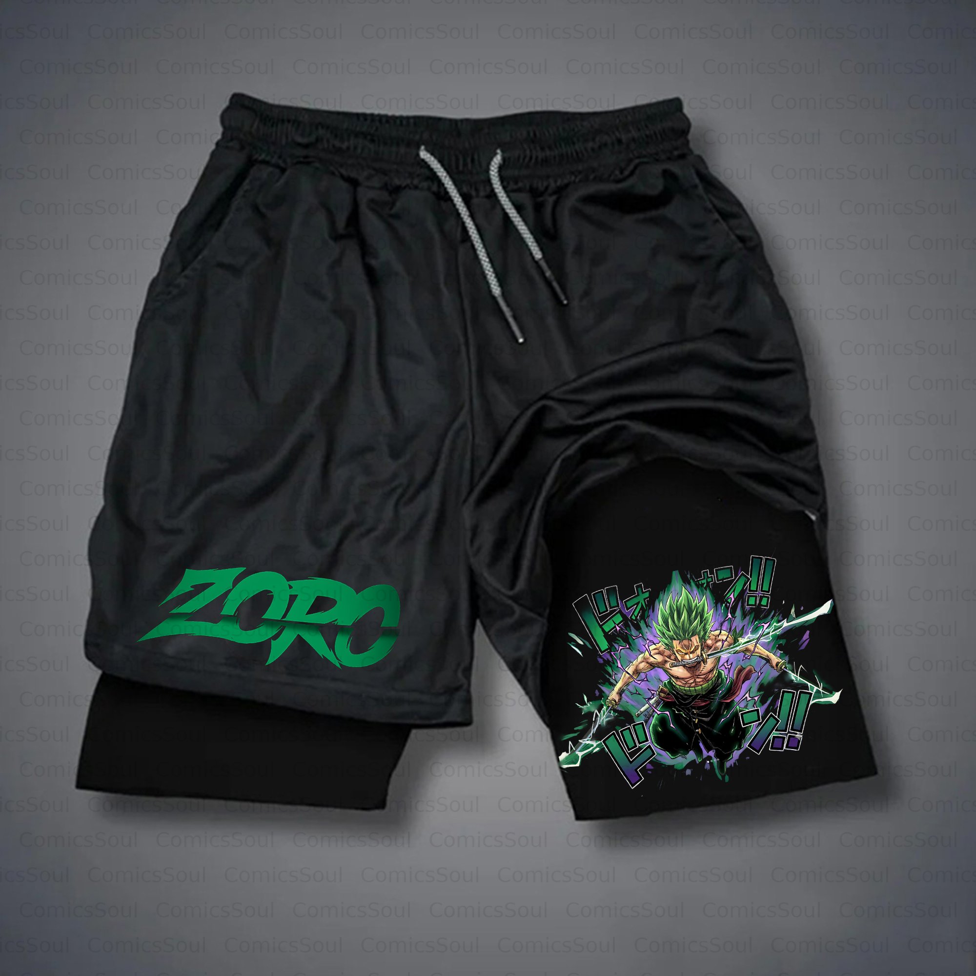 Unisex Casual Anime Style Shorts