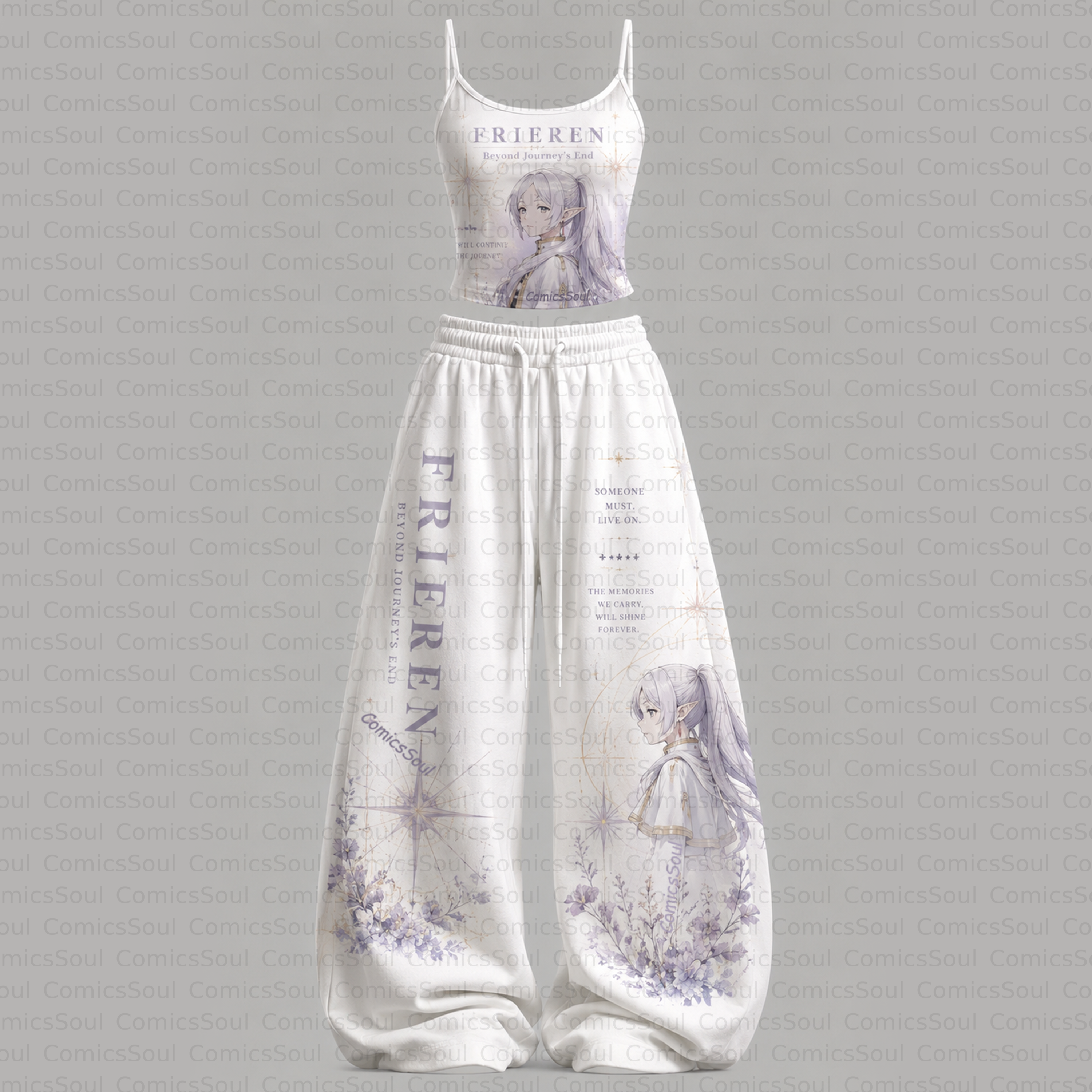 Frieren: Beyond Journey's End Top & Elasticated Trousers Two-Piece Set