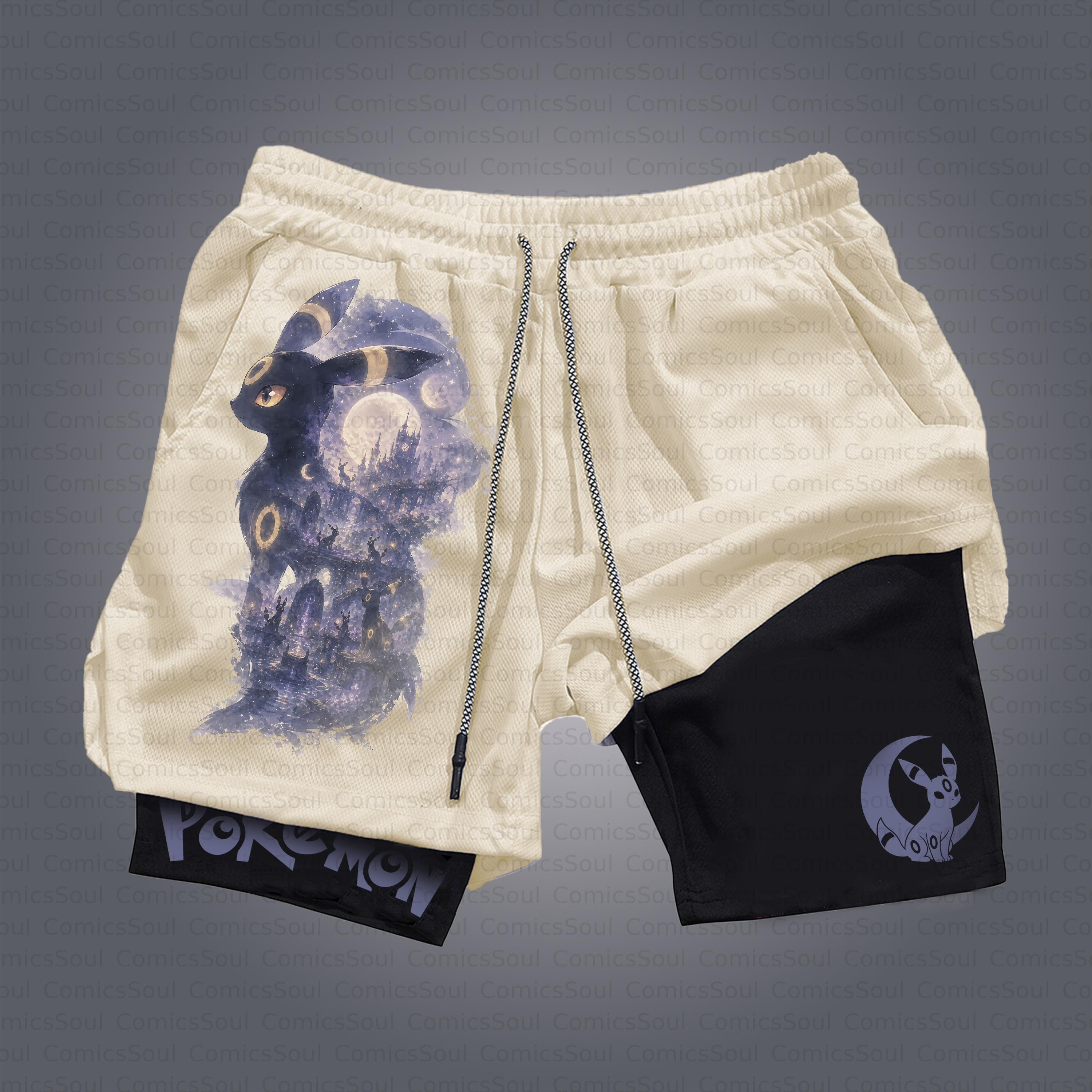 Unisex Casual Anime Style Shorts
