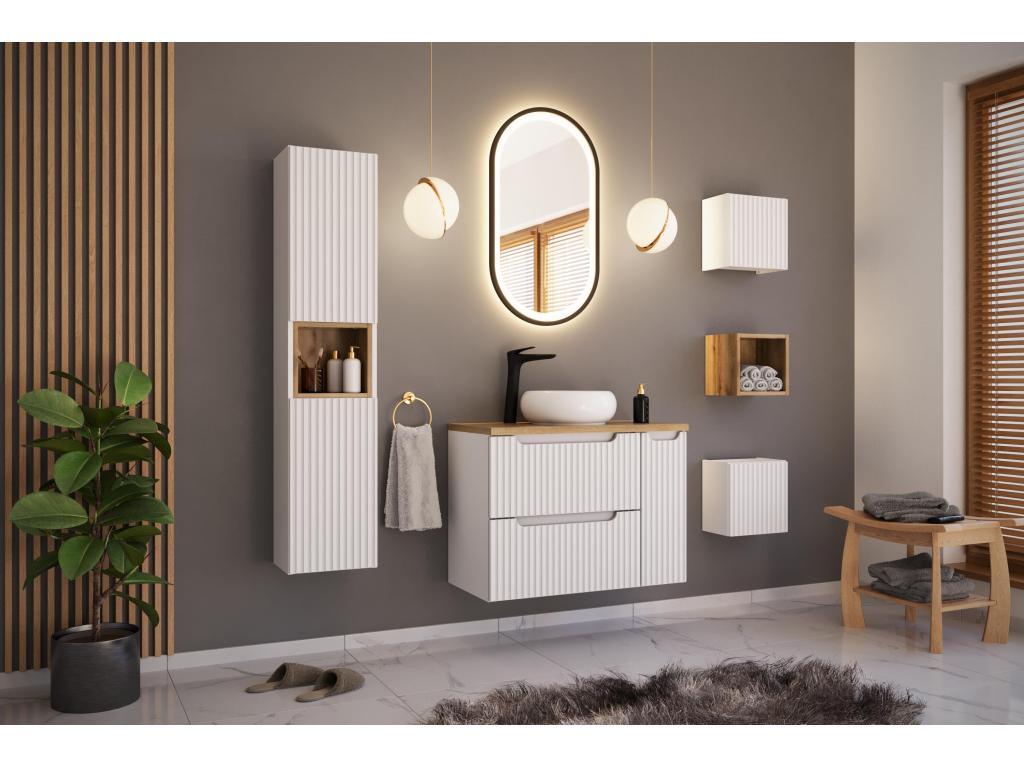 Armarios Laterales Cozetiq SCAB30 1D 30x19x30 Blanco