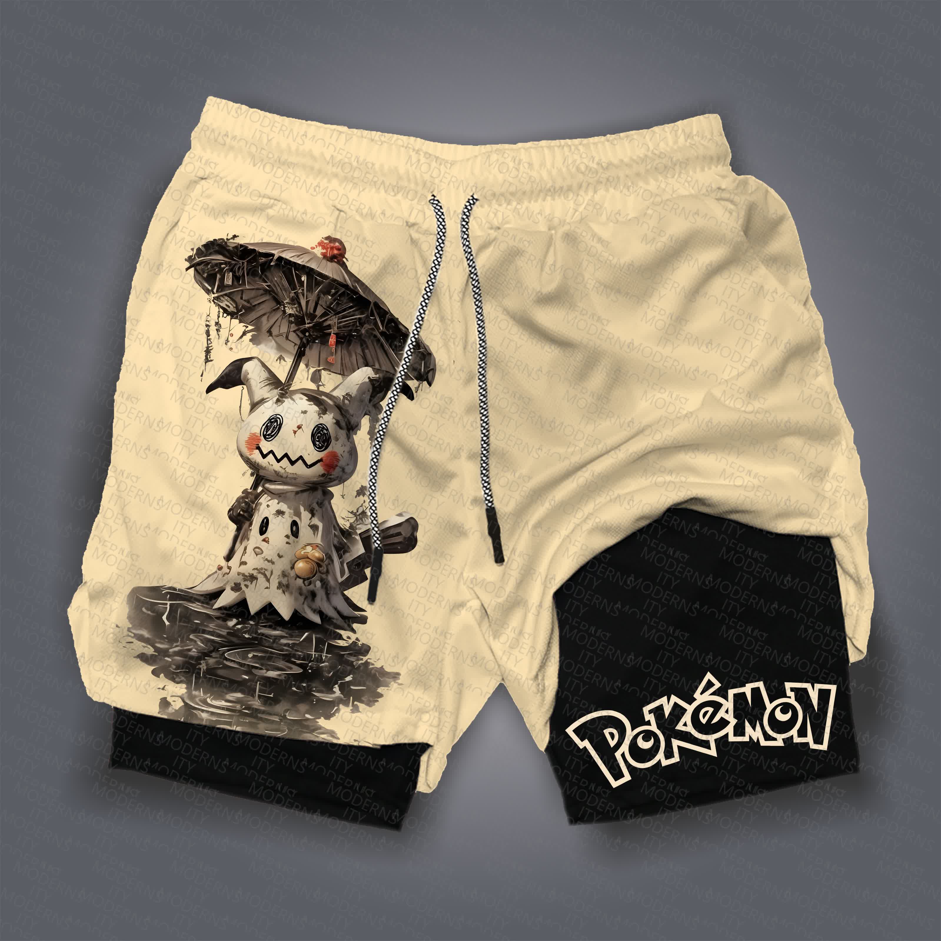Unisex  “Comicssoul” Casual Anime Streetwear Shorts