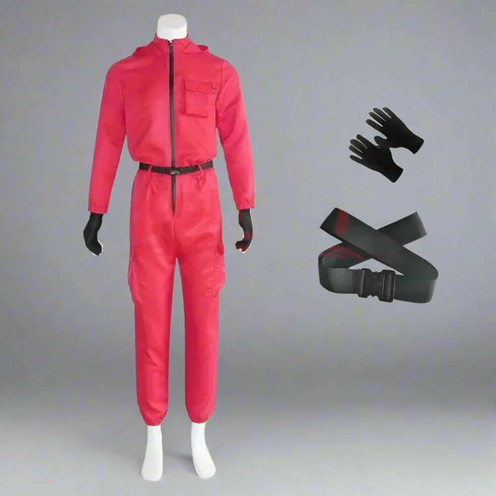 Halloween Costume Adult Guard Mask Jumpsuit Outfit - Image 5 Halloween Costume Adult Guard Mask Jumpsuit Outfit - Image 5