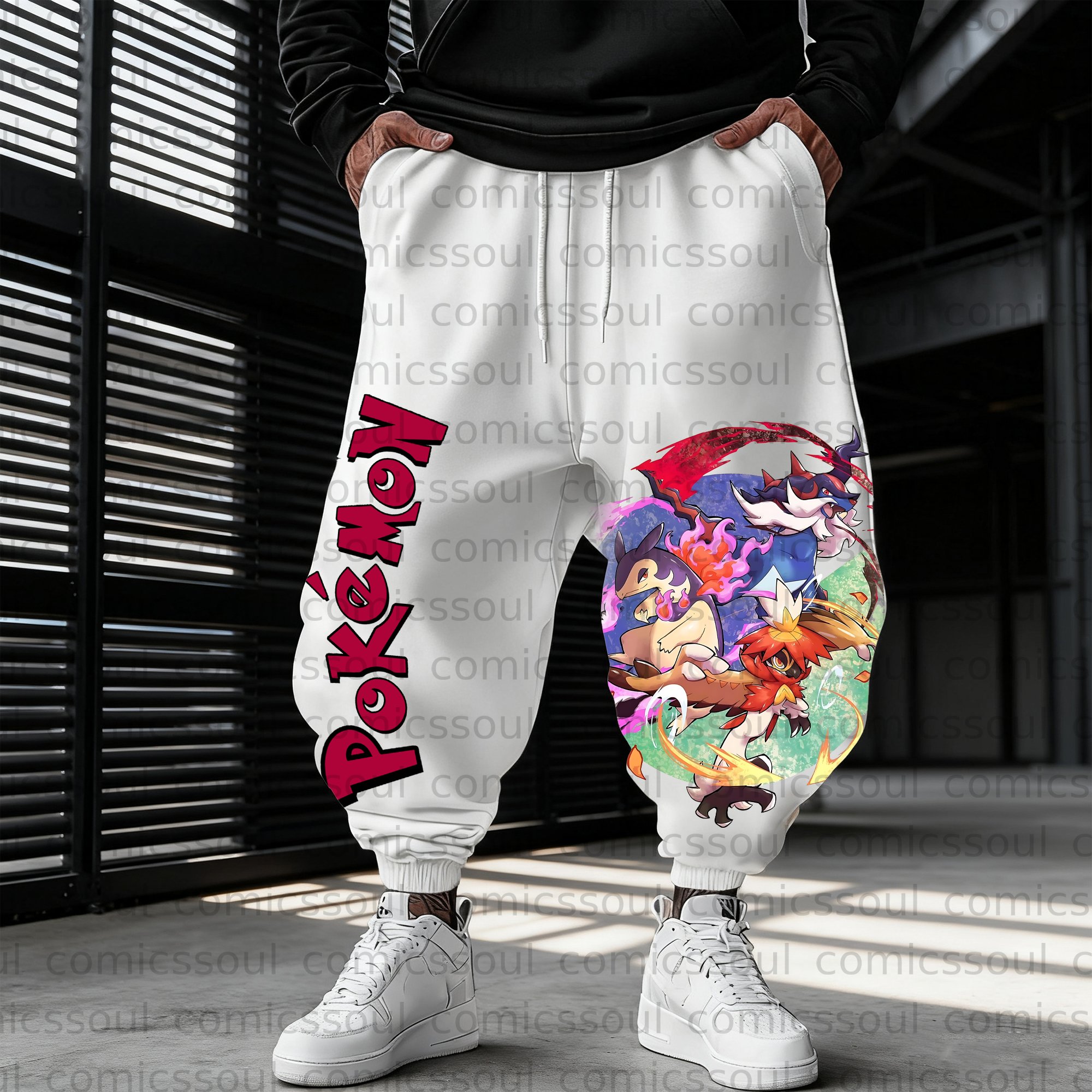 Unisex Anime Inspired Vintage Pants