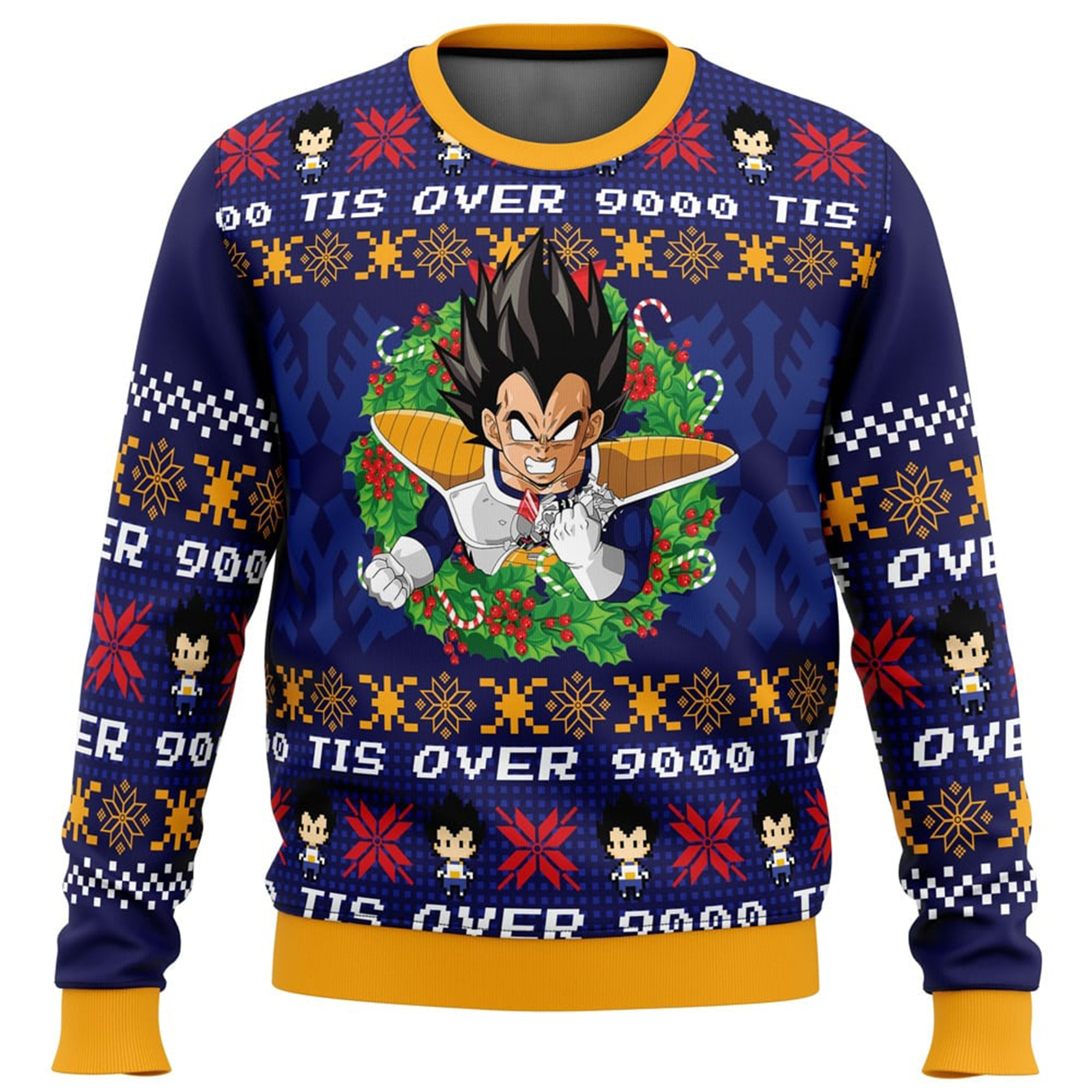 Unisex Anime Ugly Christmas Sweater TeeThreads Sustain the Scene with Custom Apparel