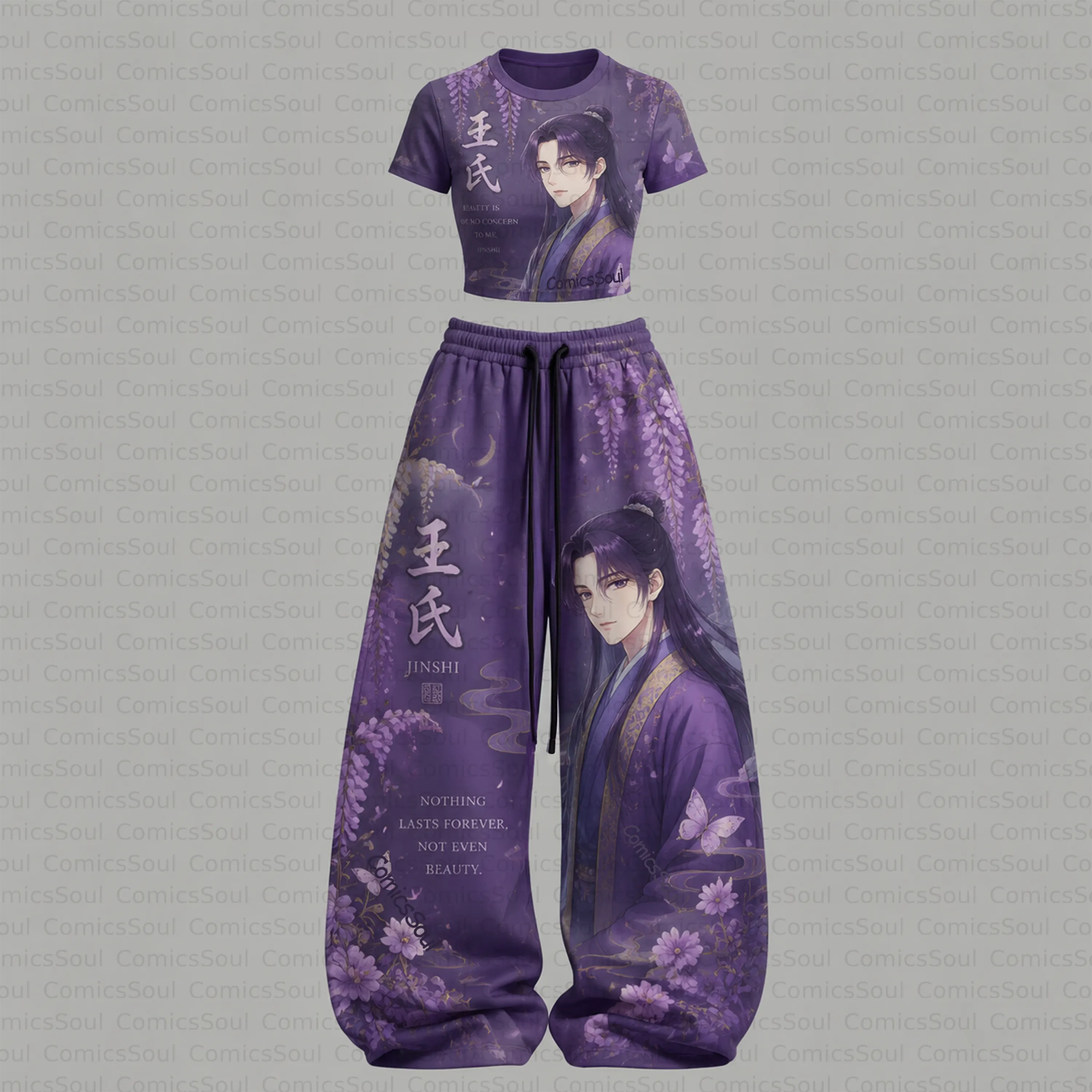 The Apothecary Diaries T-Shirt & Elasticated Trousers Two-Piece Set TeeThreads Sustain the Scene with Custom Apparel