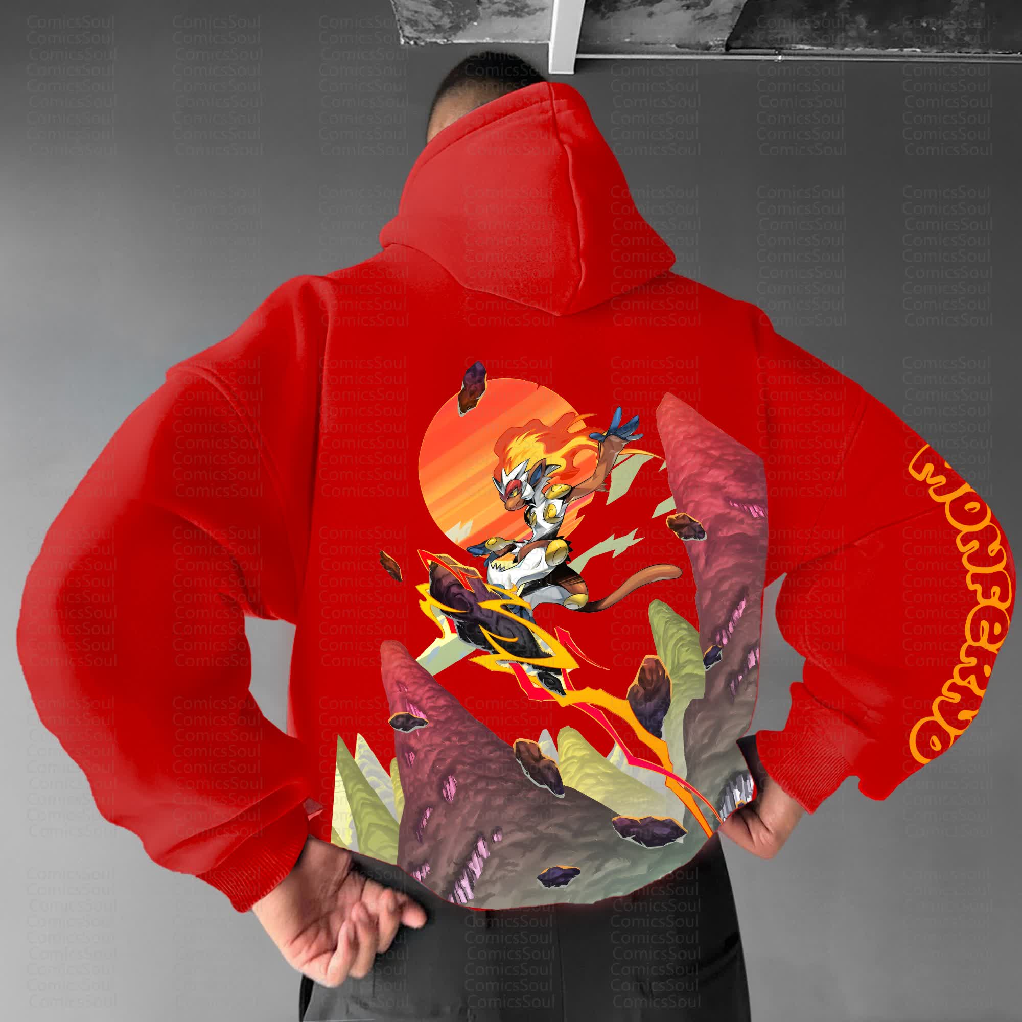 Unisex Anime Graphic Streetwear Vintage Hoodie丨Comicssoul