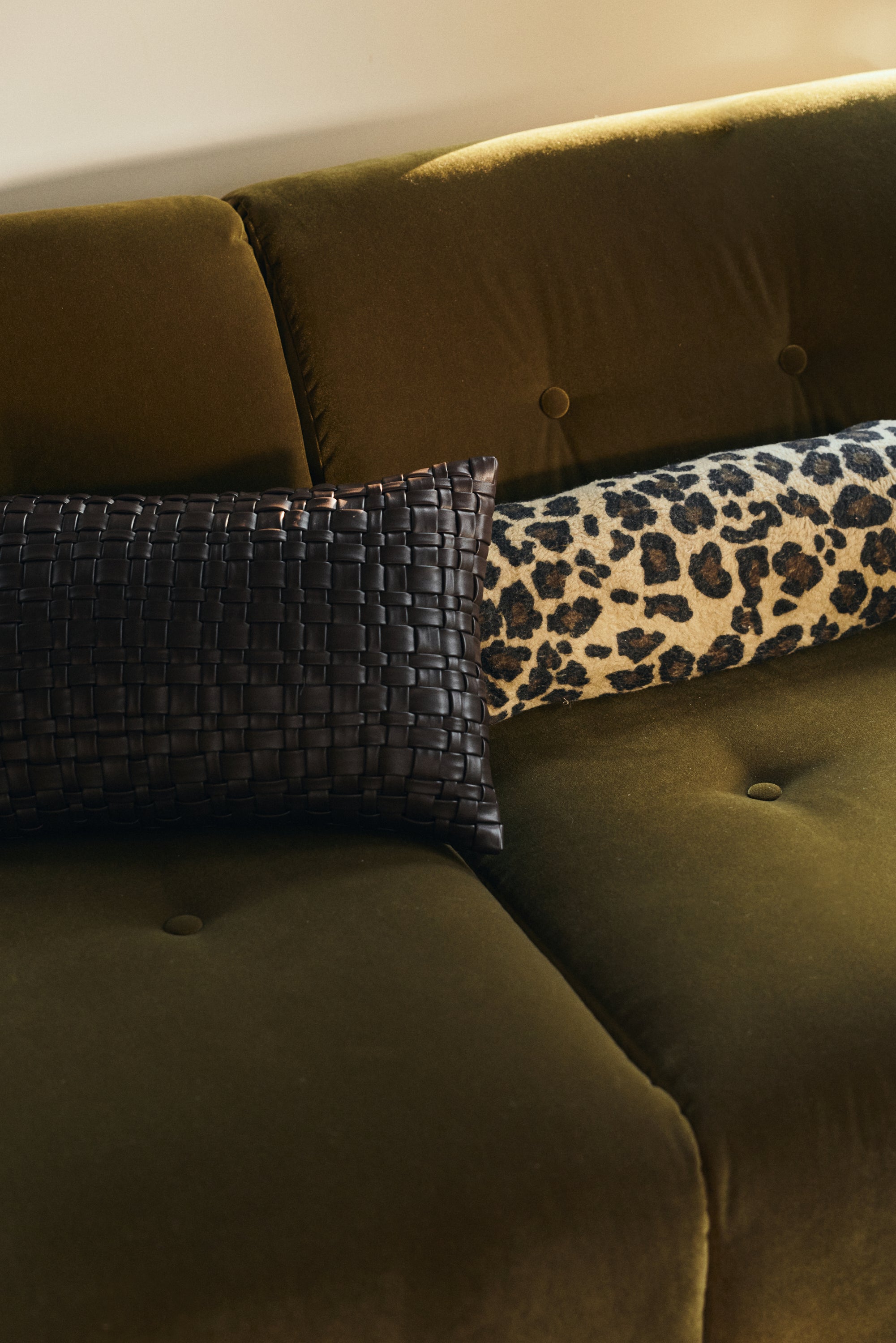 HKliving Woven Sierkussen 30 x 50 cm - Chocolate Brown