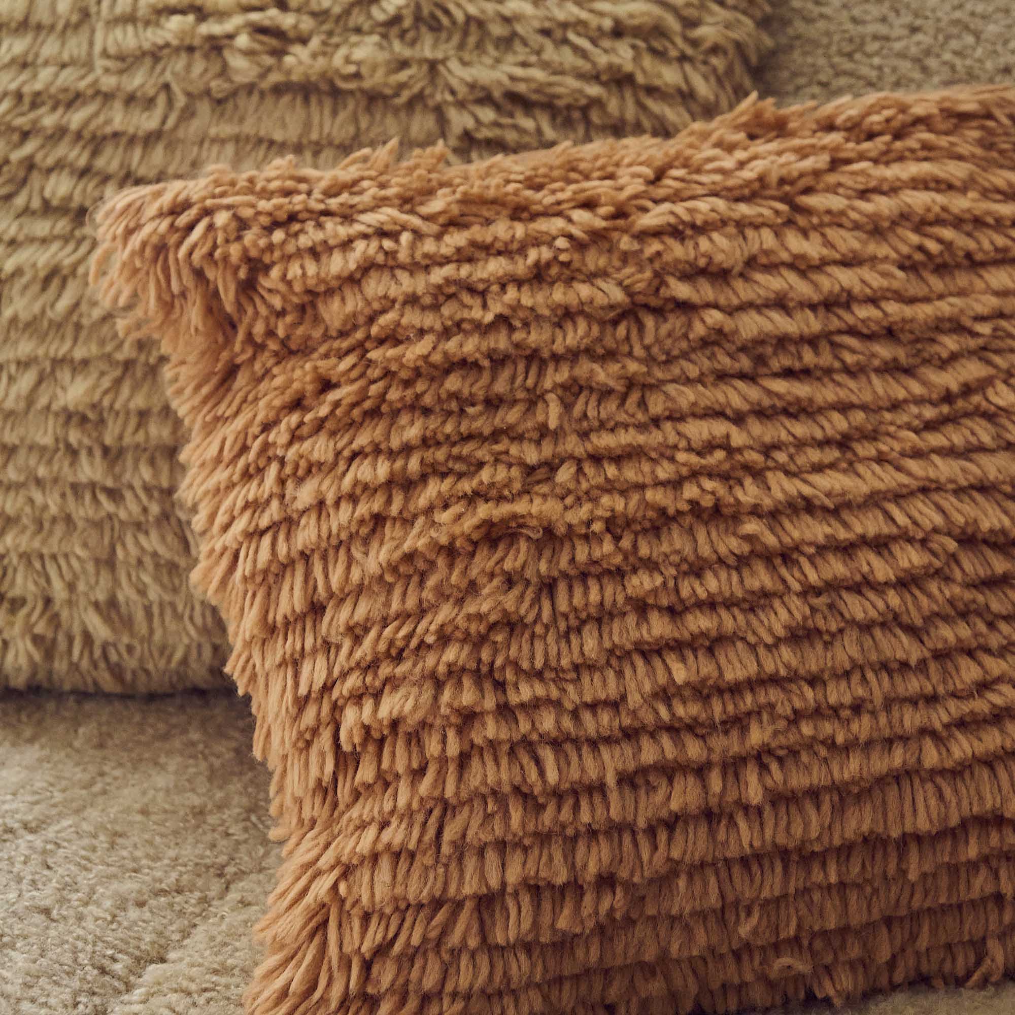 Connie Textured Cushion, Peach