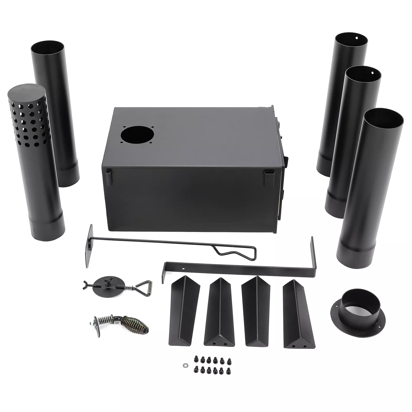 Kojem Wood Burning Stove Tent Camping Stove for Outdoor Cooking Fishing Hiking Travel Portable Heater W/Storable Chimney Pipes - Image 12