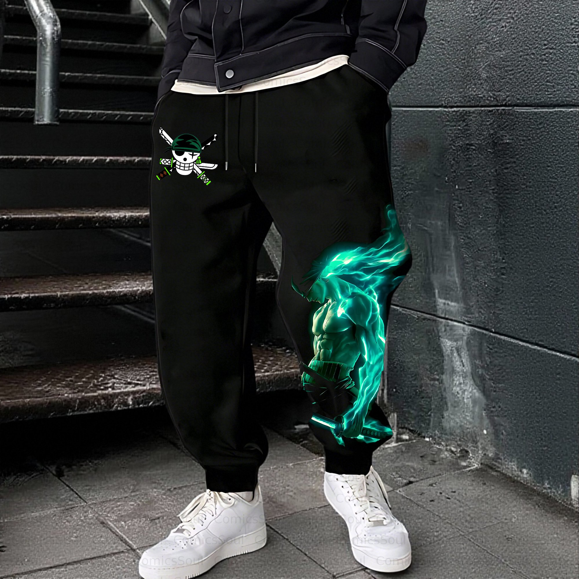 Unisex Casual Anime Streetwear Pant