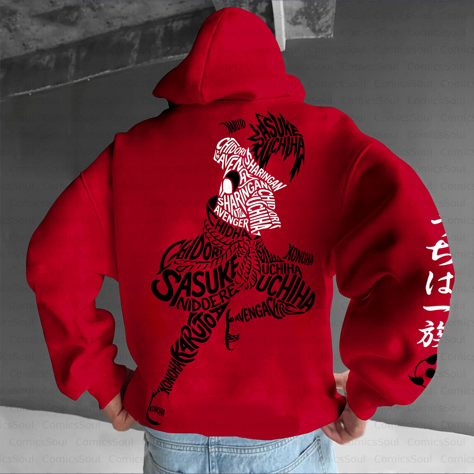 Unisex Anime Inspired Vintage Plush Hoodie