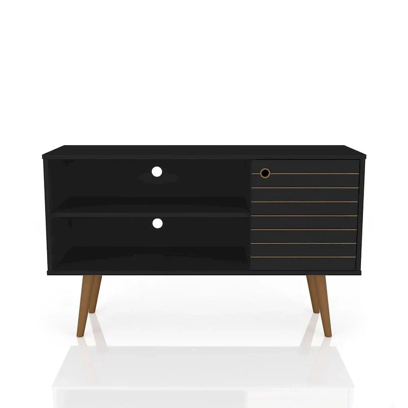 Mid-Century Modern Liberty Dual-Shelf TV Console