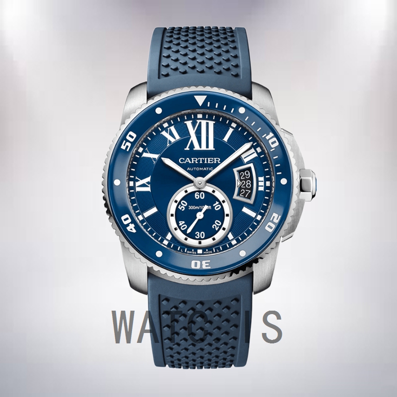 Cartier Calibre WSCA0011 42mm Men's Rubber Band