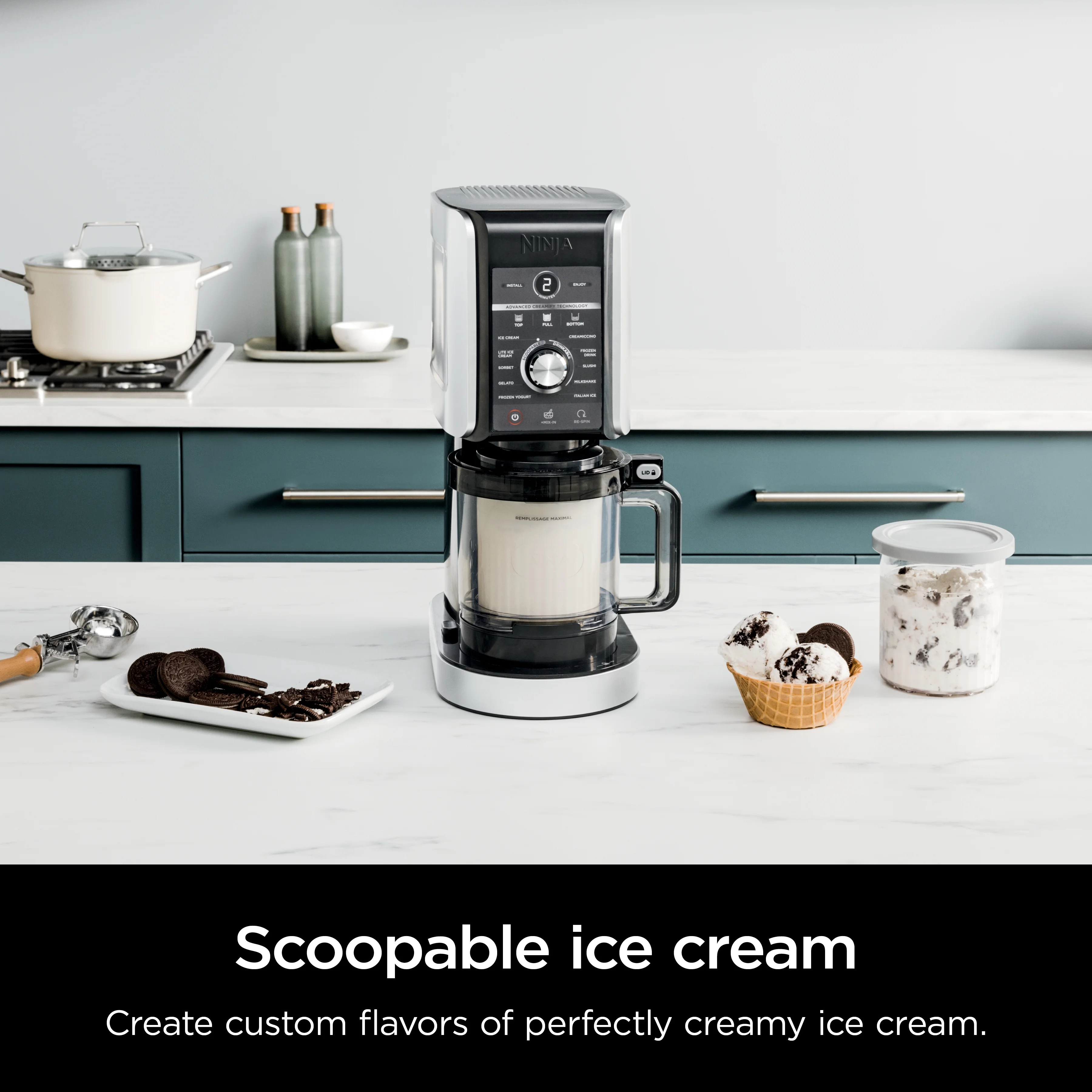 Ninja CREAMi Deluxe 11-in-1 Ice Cream and Frozen Treat Maker, NC501 - Image 3