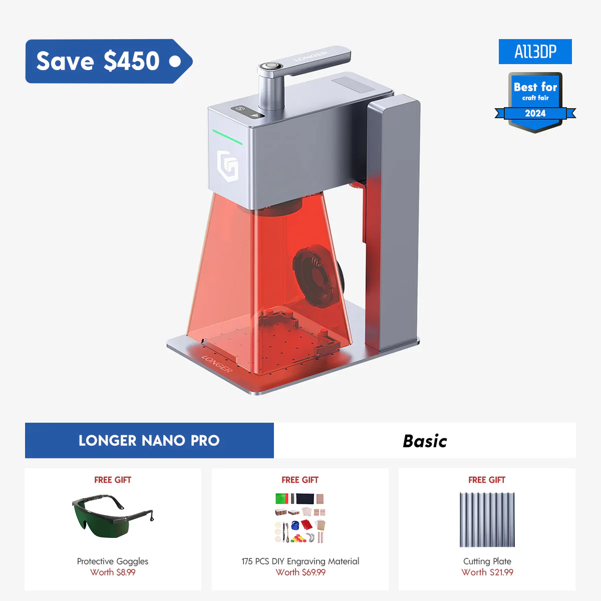 Nano Pro and Nano Duo Laser Engraver