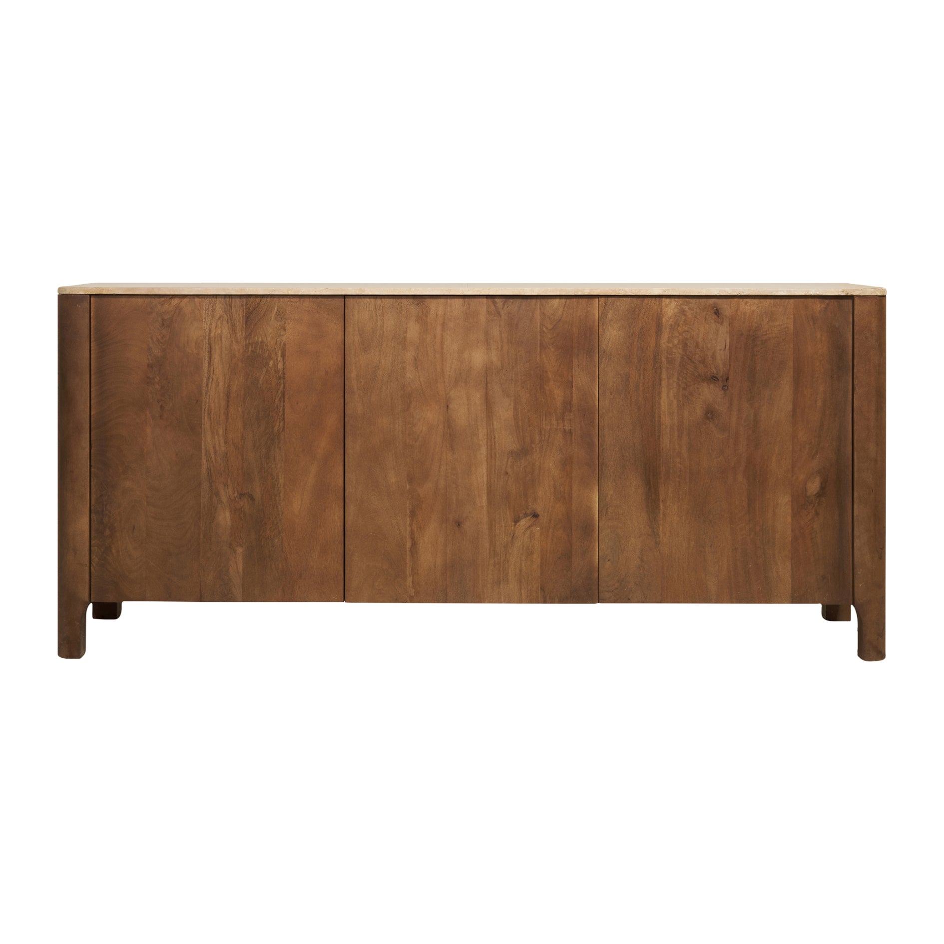 Blokker Brato Dressoir met Marmeren Blad - Mangohout
