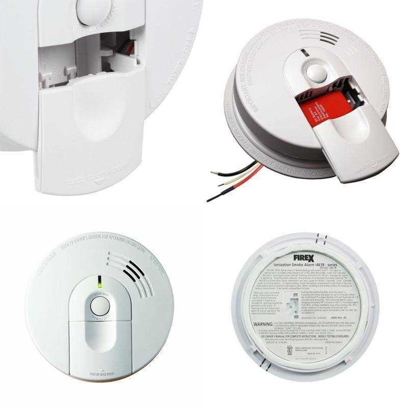 Kidde Firex Hardwired Ionization Smoke Alarm, White, 5.6-Inch Dia x 1.8-Inch - i4618 - Image 3 Kidde Firex Hardwired Ionization Smoke Alarm, White, 5.6-Inch Dia x 1.8-Inch - i4618 - Image 3