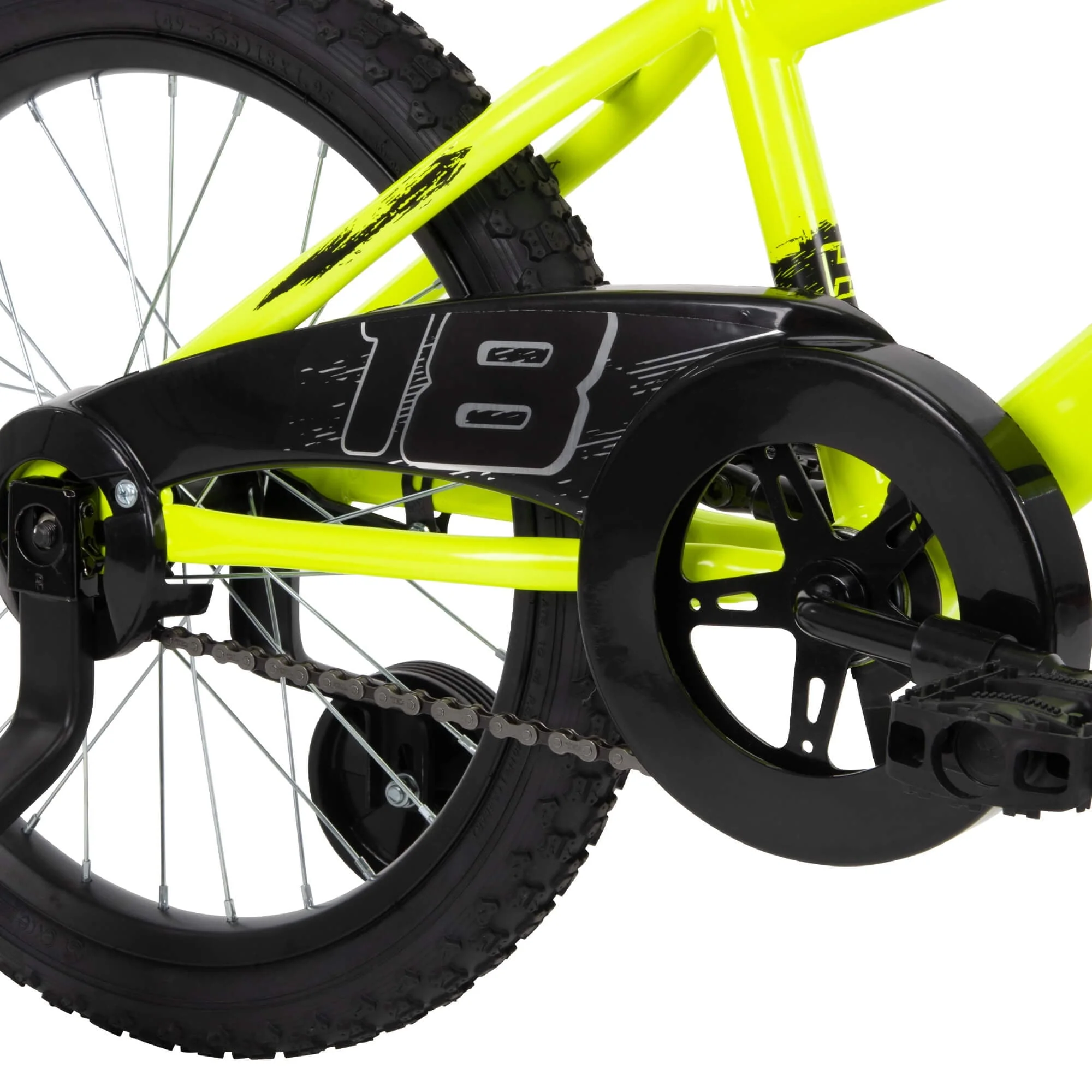 18 in. Rock It Boy Kids Bike, Neon Powder Yellow - Image 10