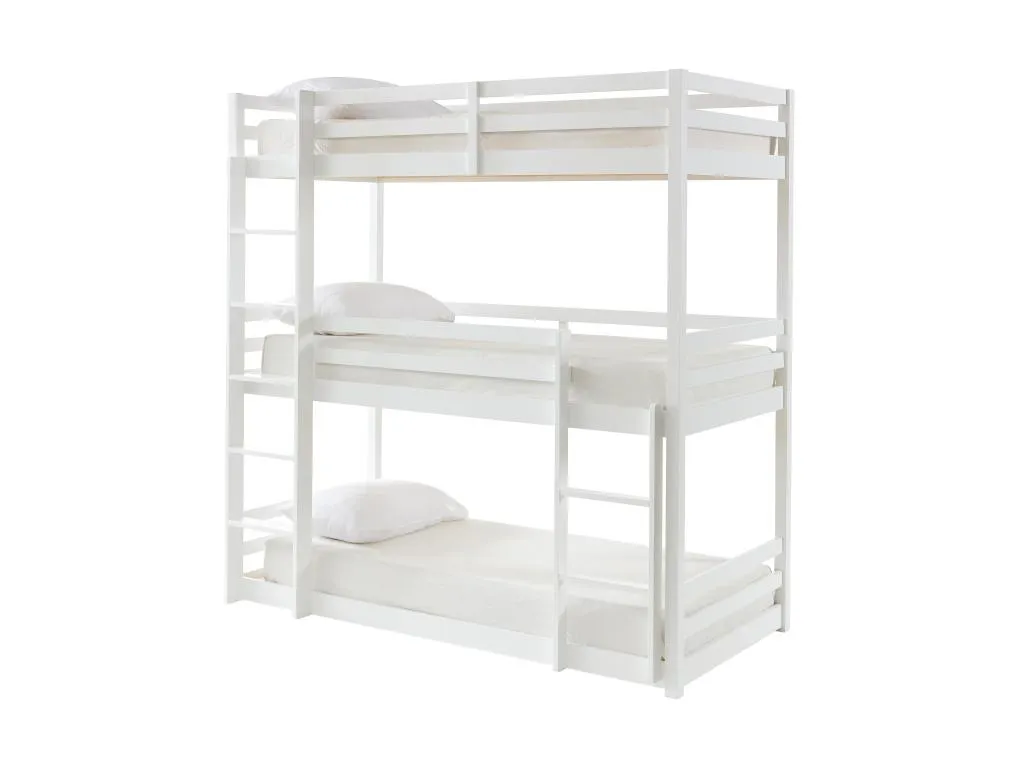 Litera triple - 3x90x200 cm - Sancaldeco - Blanco - Sancaldeco 10239BAJZ