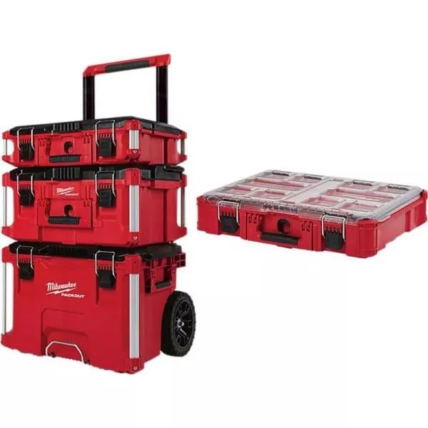 PACKOUT MODULAR TOOL BOX STORAGE SYSTEM WITH ORGANIZER