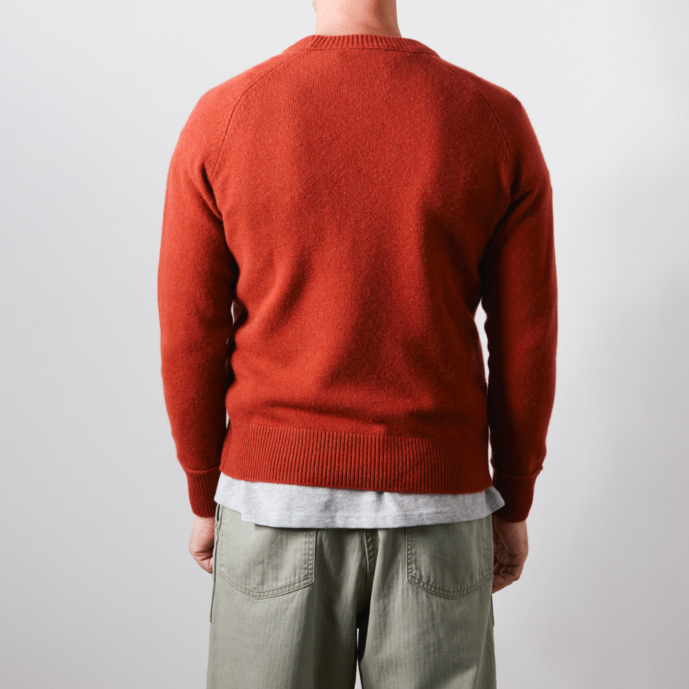 Merci - Pull Sweat Man en cachemire - Rouille