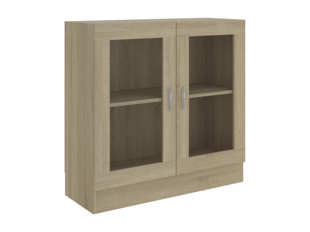 Armario libros madera contrachapada color roble 82 - 5x30 - 5x80 cm
