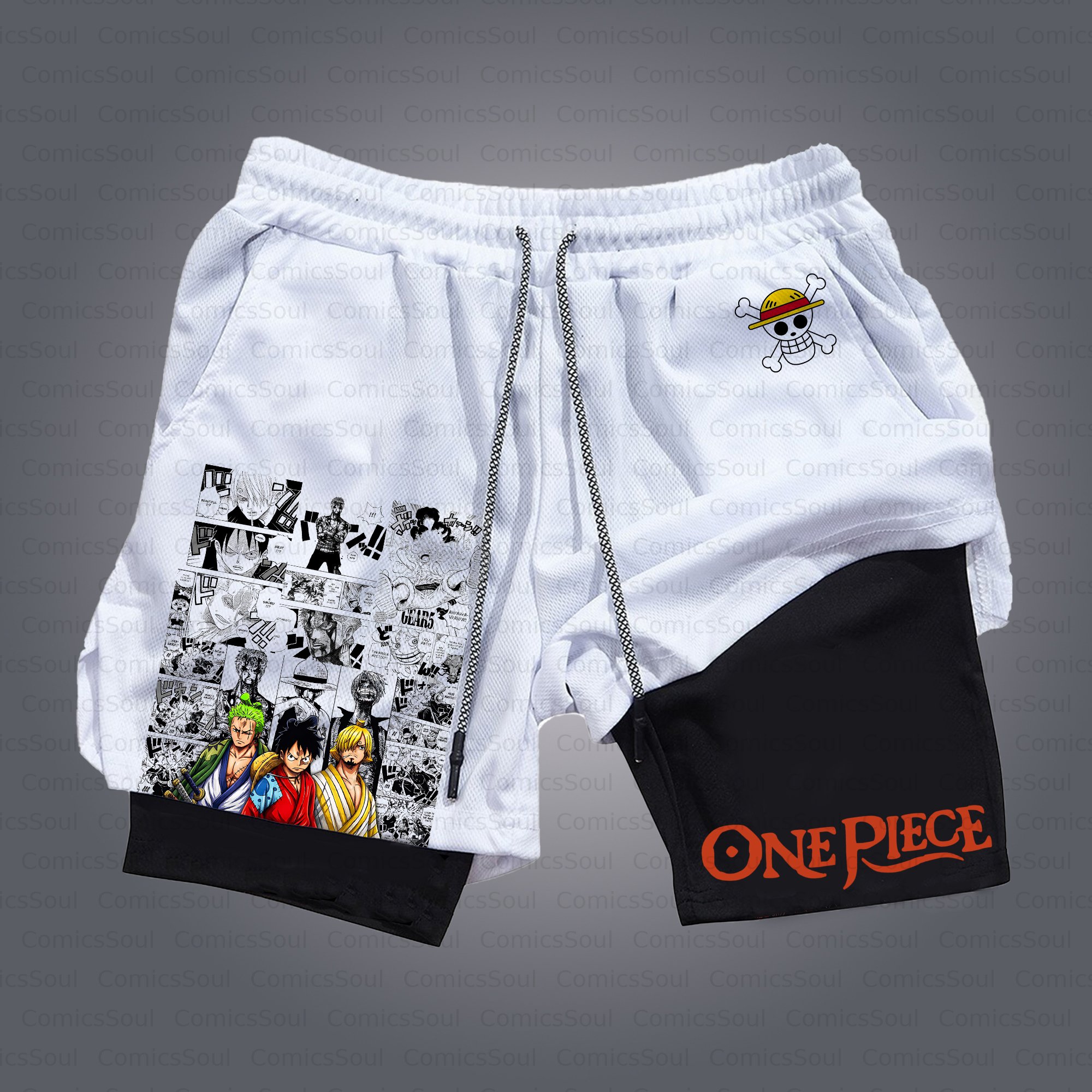 Unisex Casual Anime Style Shorts