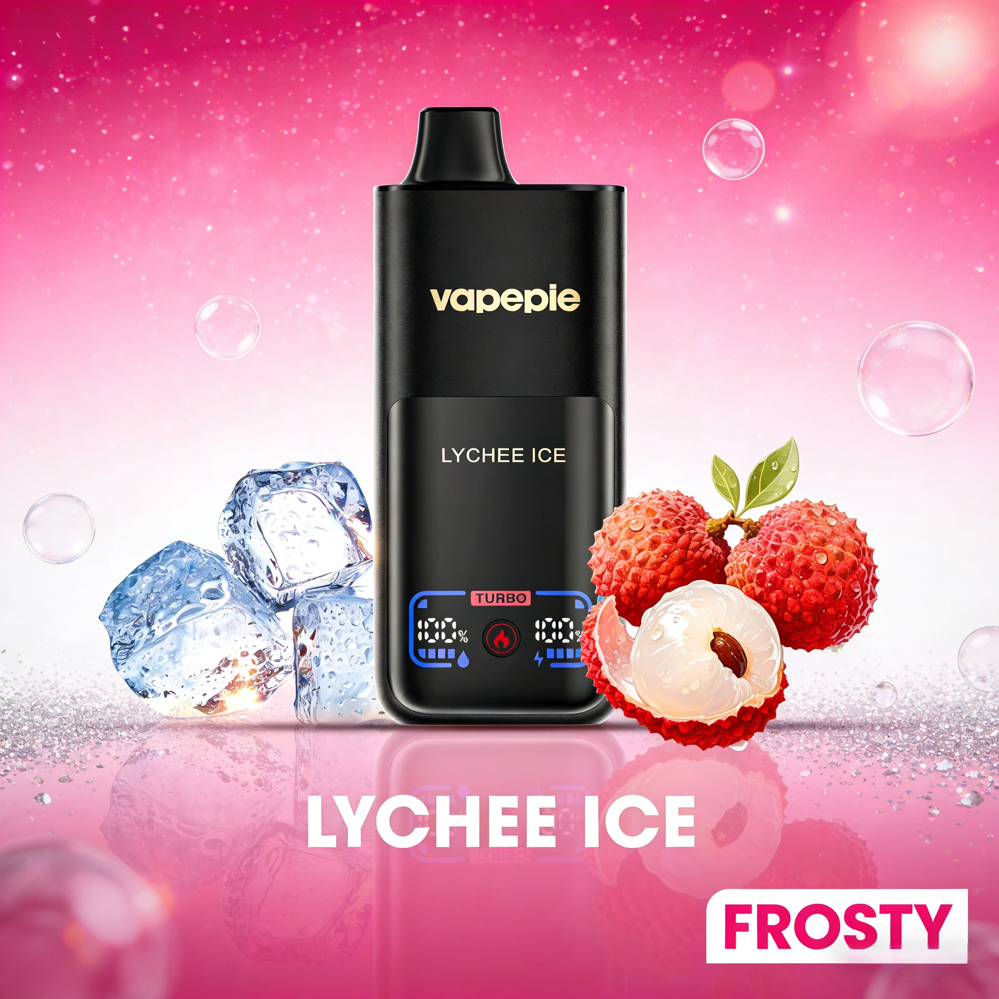Lychee Ice-VAPEPIE Mega 70.000 Züge