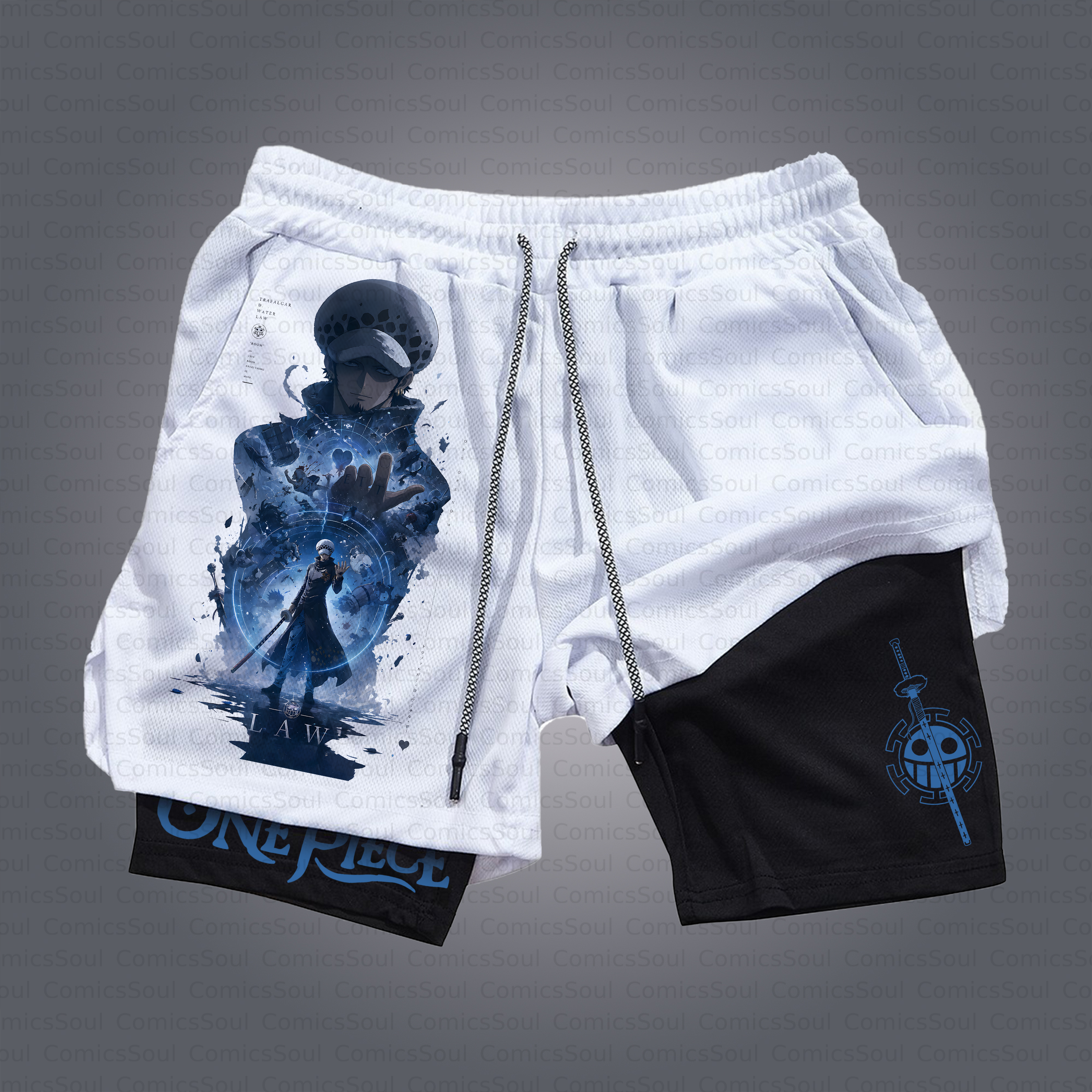 Unisex Casual Anime Style Shorts