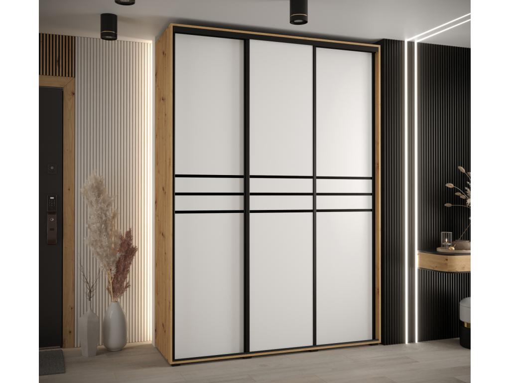 ARMARIO CON PUERTAS BATIENTES 235 - 2/180/45 3 puertas